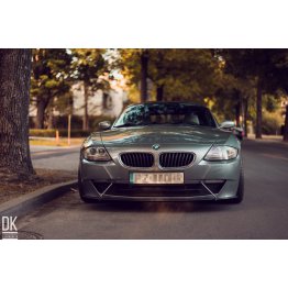 Накладка сплиттер на передний бампер на BMW Z4 E86